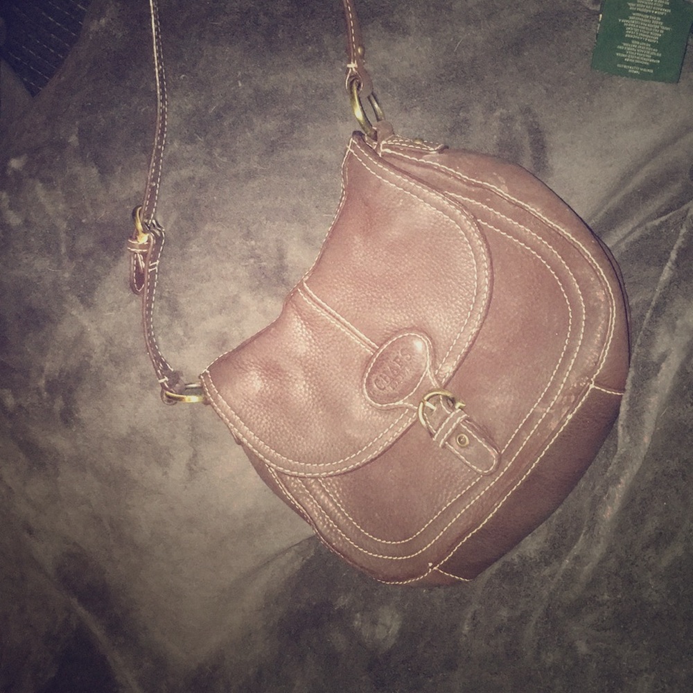 Chap brown Ralph Lauren small leather purse